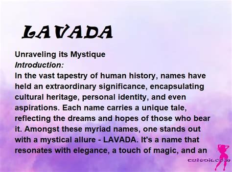 meaning of lavada